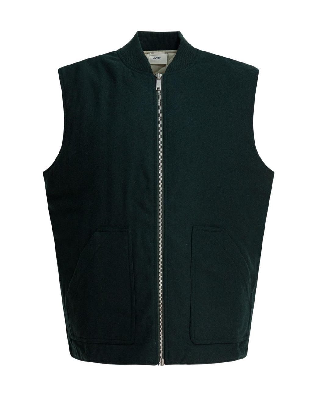 Autry Green Felt Vest for men