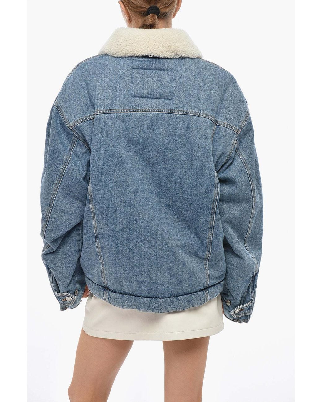 DIESEL Blue Quilted Zip-Up Jacket