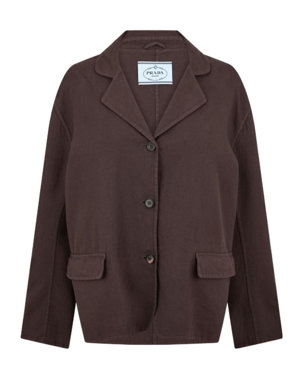 Prada Brown Cotton Jacket