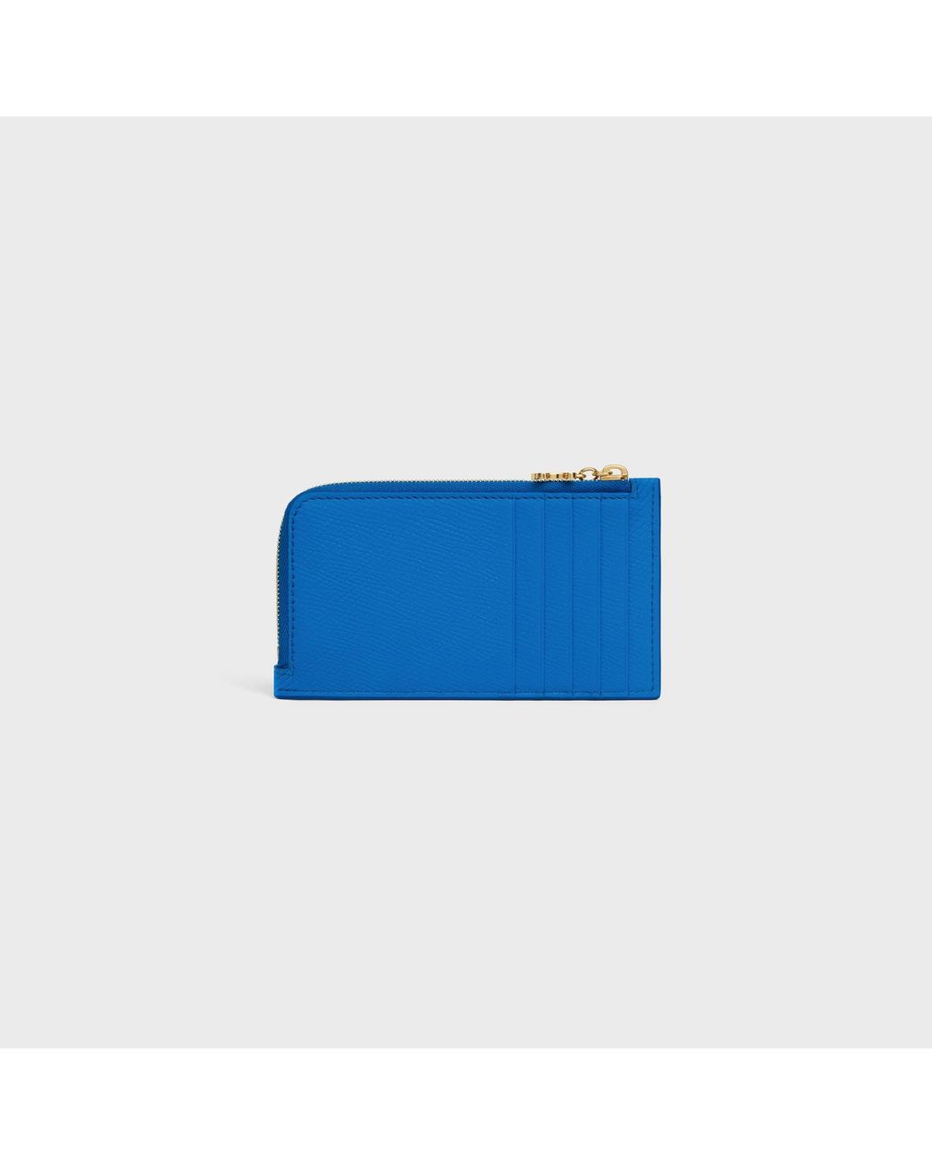 Céline Blue Long Zipped Card Holder