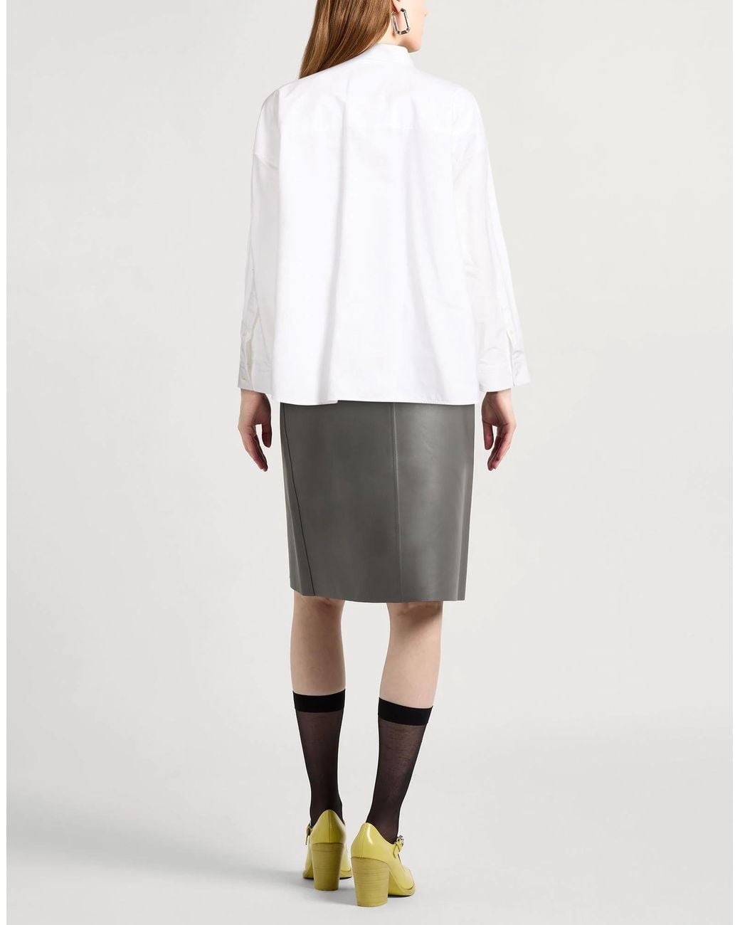 Balenciaga White Simple Shirt