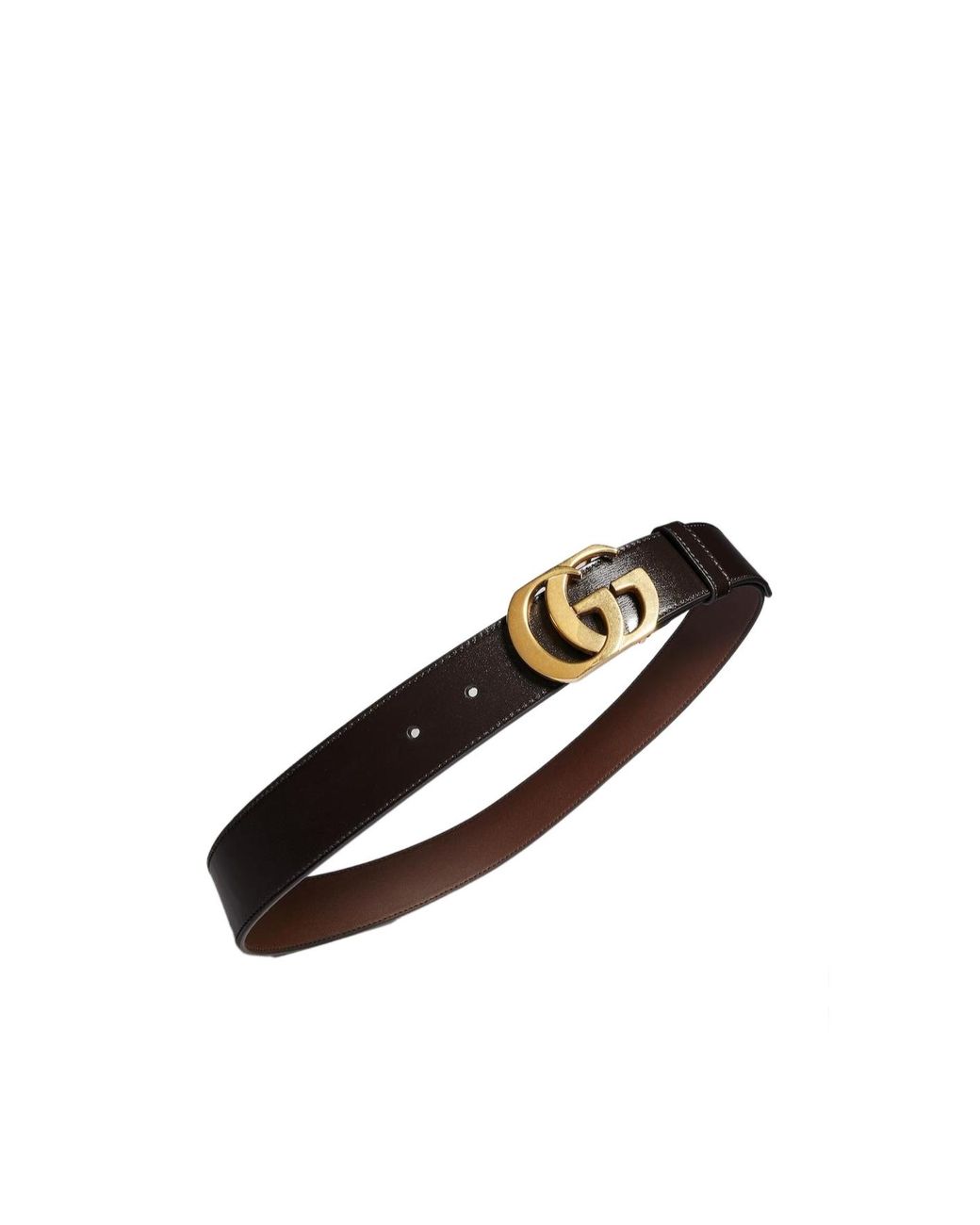 Gucci Black Cut Gg Marmont Belt