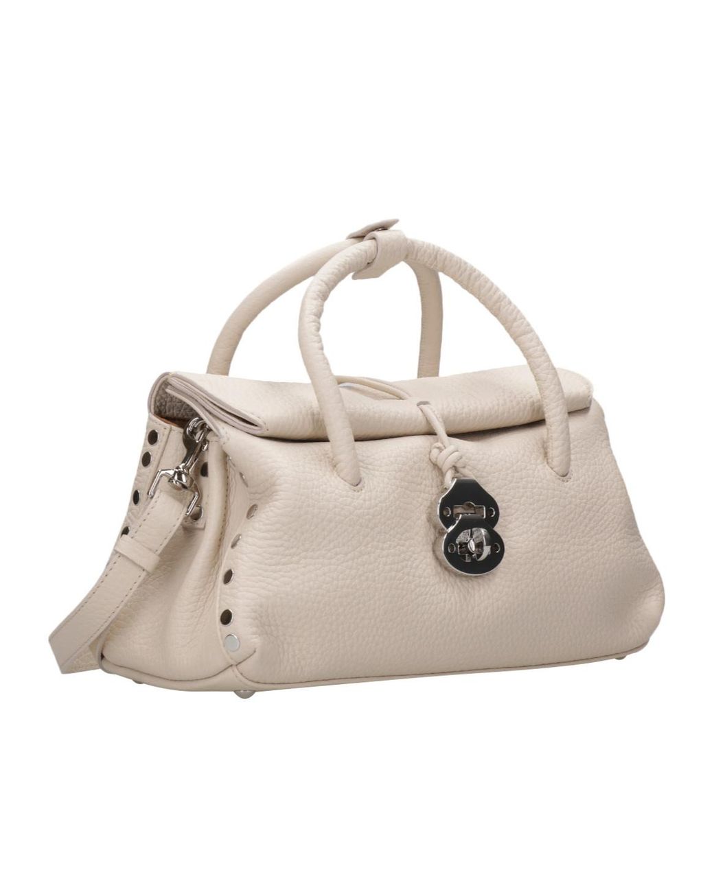 Zanellato Natural Dotta Centauro Small Top Handle Bag