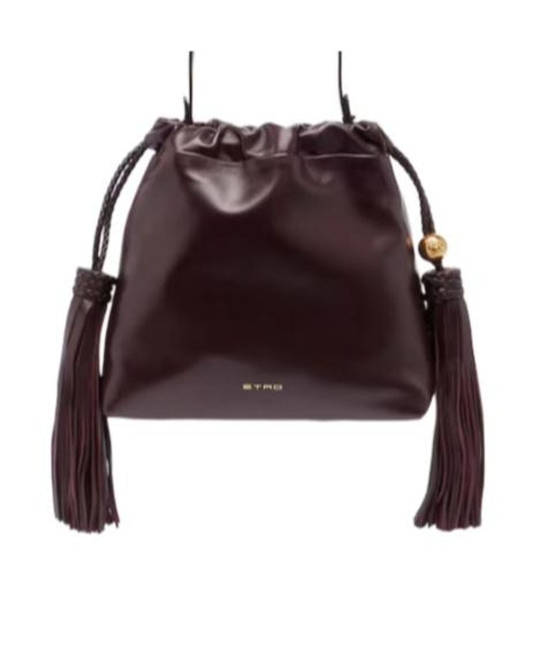 Etro Red Kalispera Mini Leather Crossbody Bag