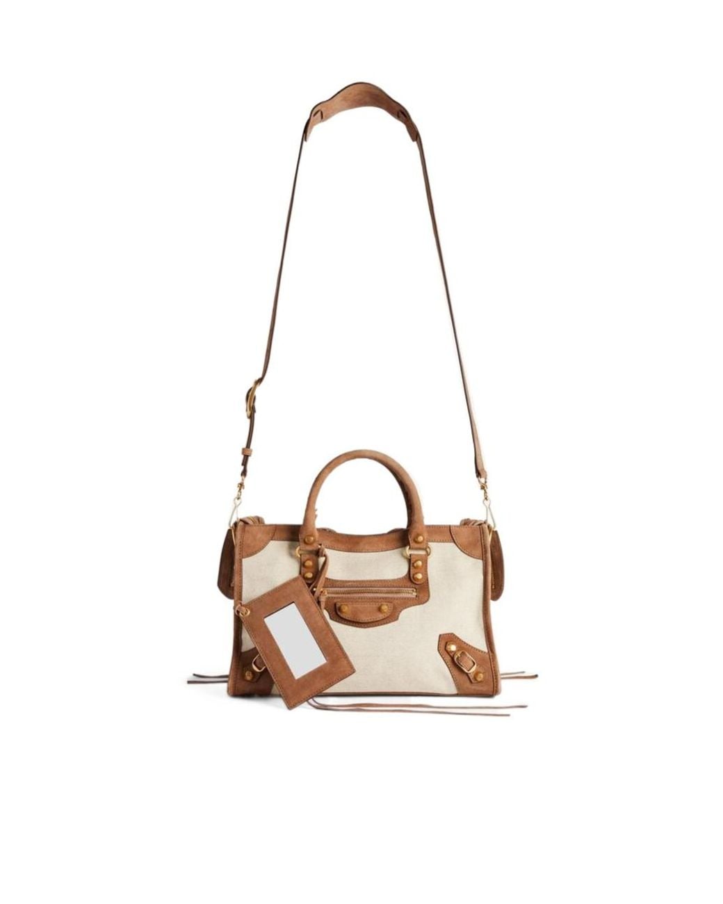 Balenciaga Brown Le City Small Shoulder Bag