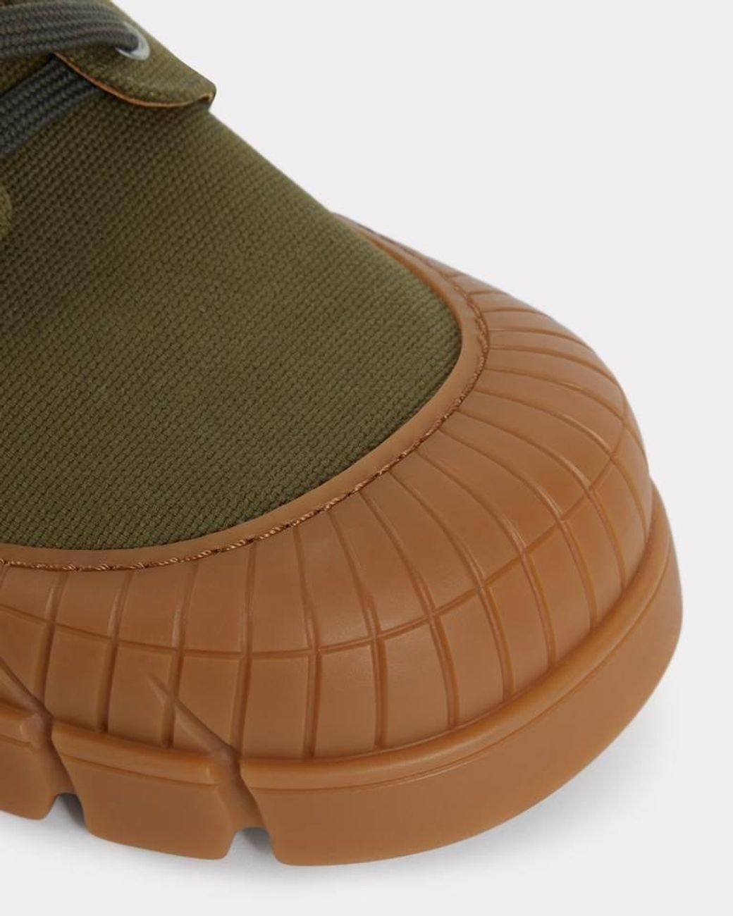 KENZO Green -Gobi' Lace-Up Boots for men
