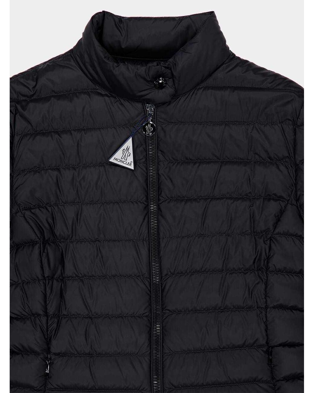 Moncler Black Quilted Zip-Up Jacket