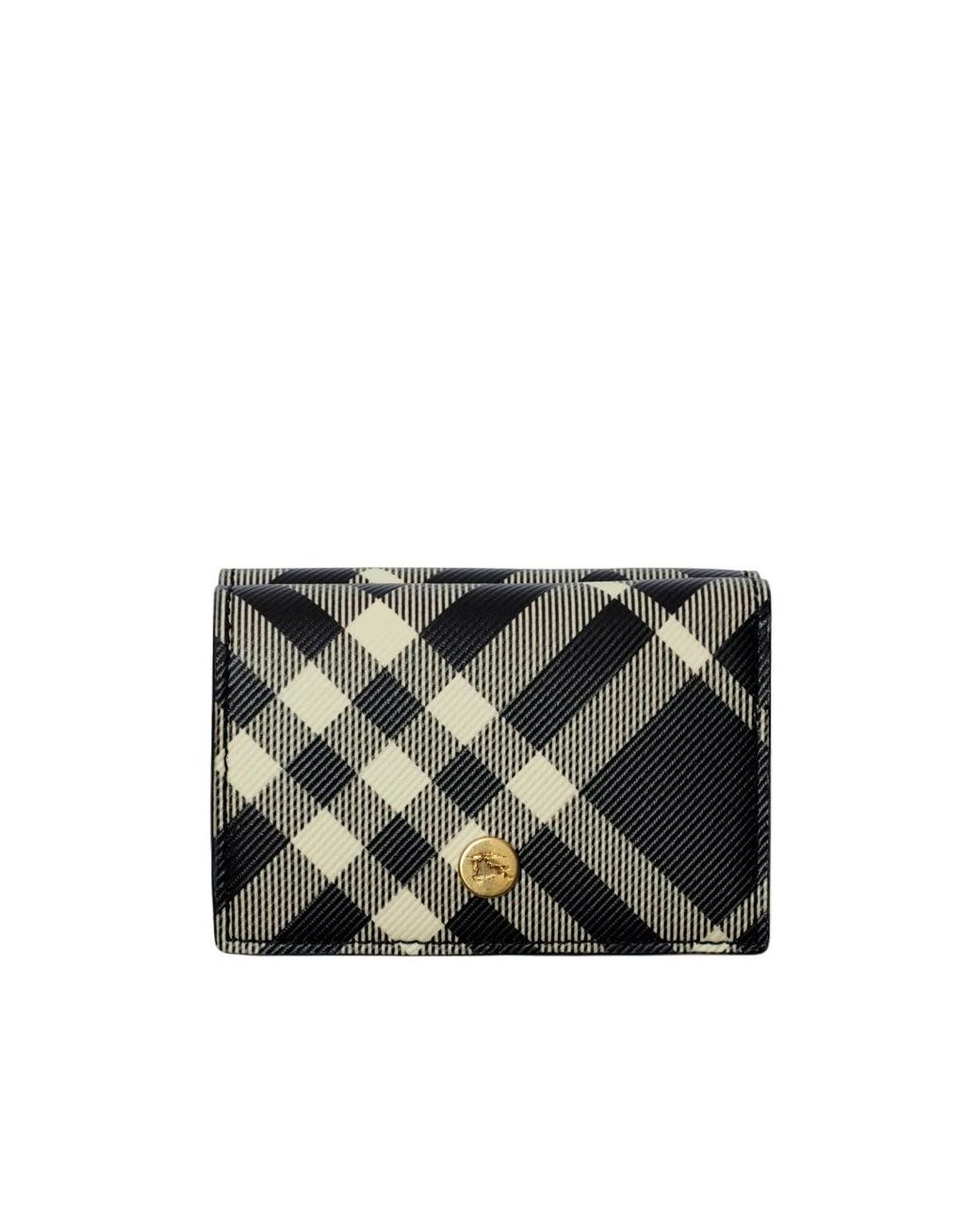 Burberry Multicolor Vintage-Check Folded Compact Wallet
