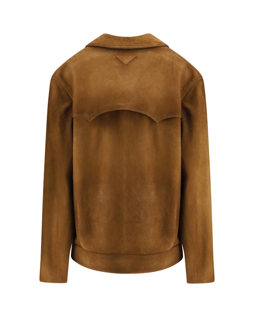 Prada Brown Leather Jacket for men