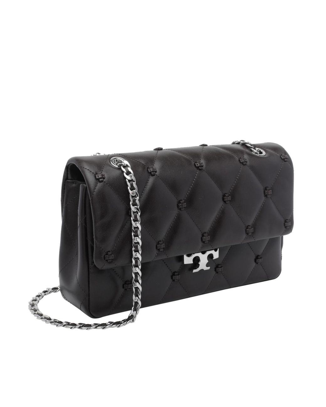 Tory Burch Black Flap Shoulder Bag