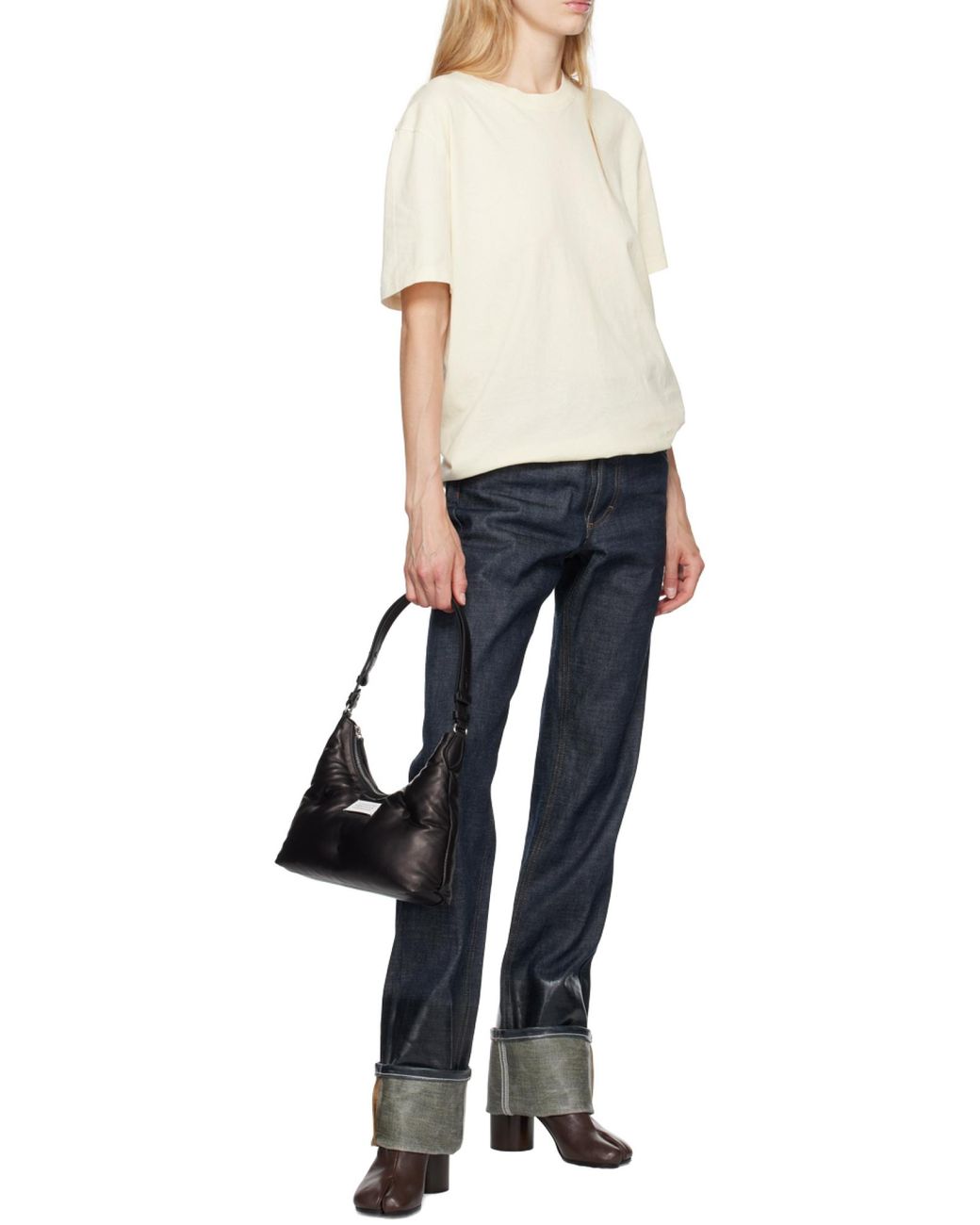 Maison Margiela Black Glam Slam Small Hobo Bag