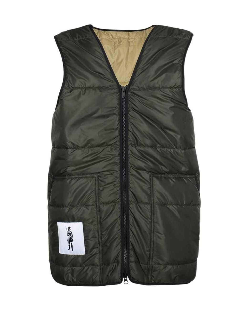 Mackintosh Green Quilted Zip Down Gilet for men