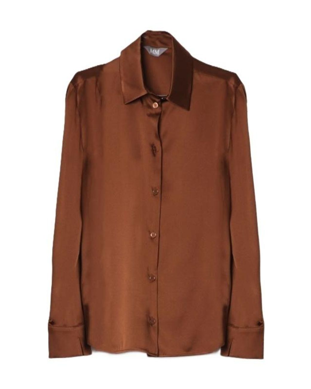 Max Mara Brown Long Sleeve Shirt