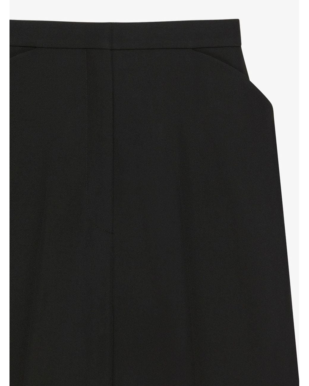 Givenchy Black Wool Longline Shorts