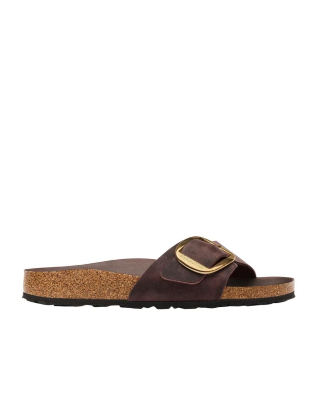 Birkenstock Brown Big Buckle Flat Sandals for men