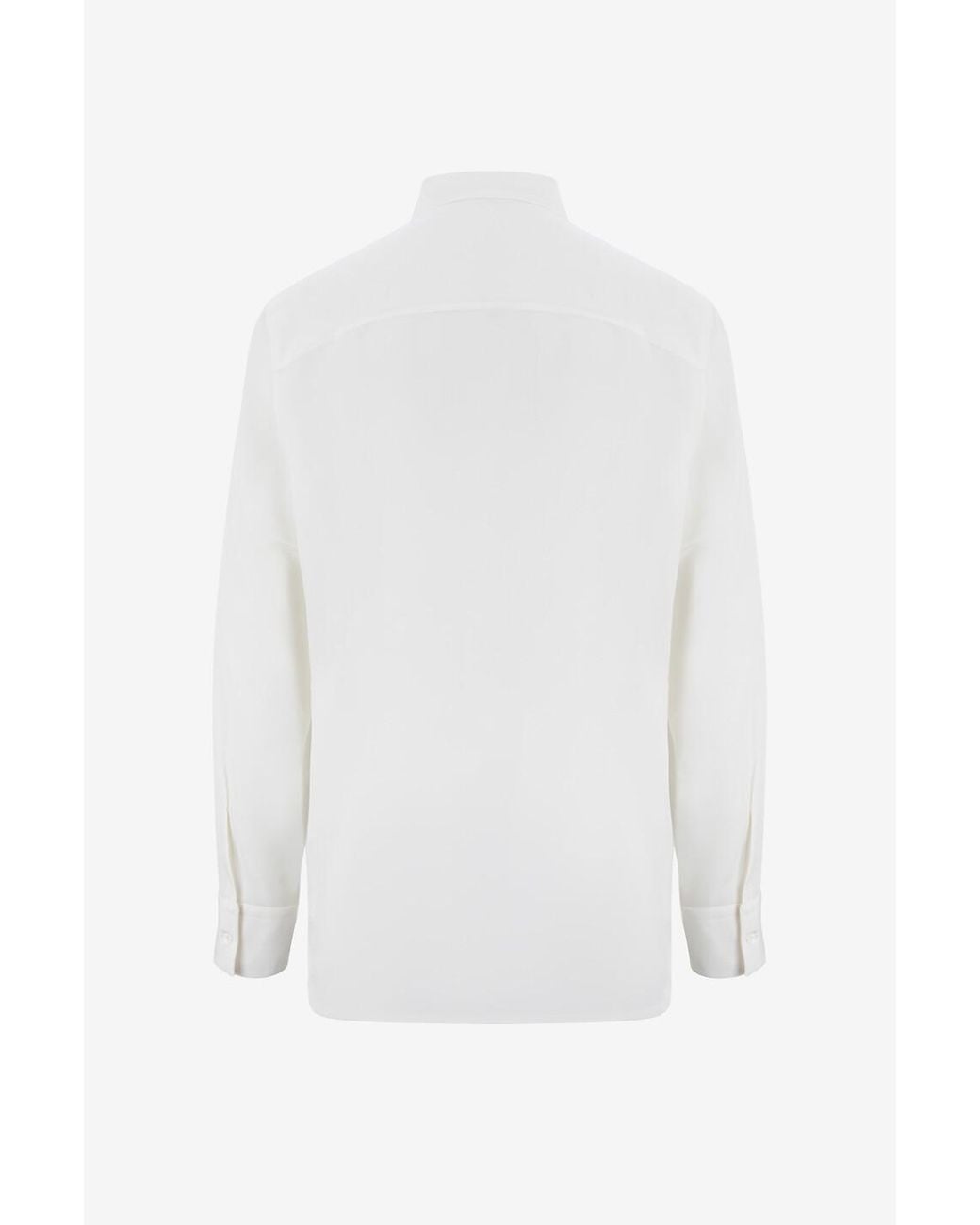 Ermanno Scervino Blue Cutwork Embroidered Blouse