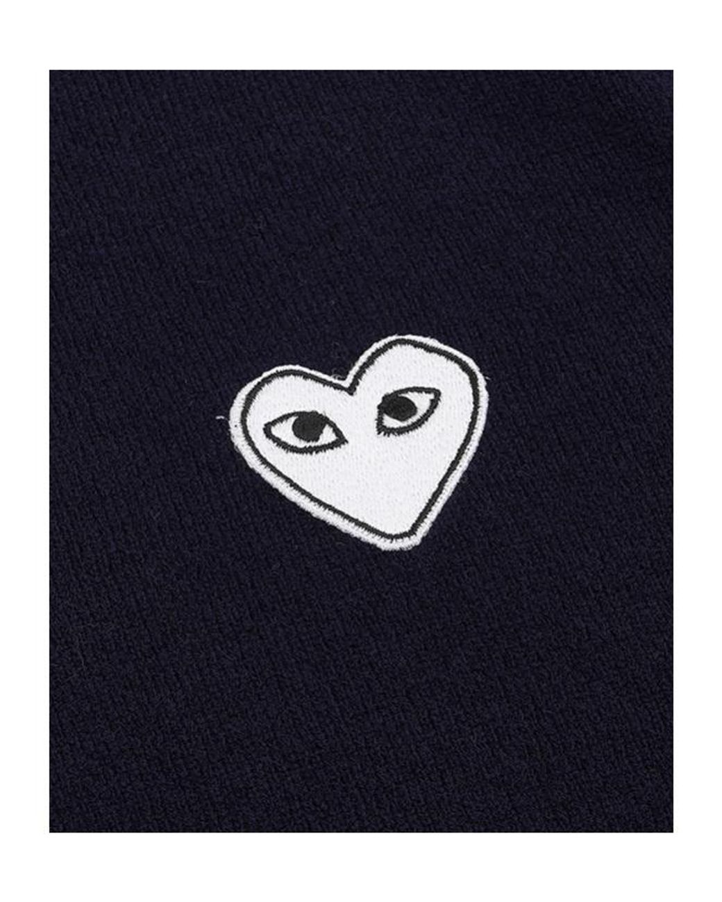 Comme des Garçons Blue Long-Sleeved Knitwear for men