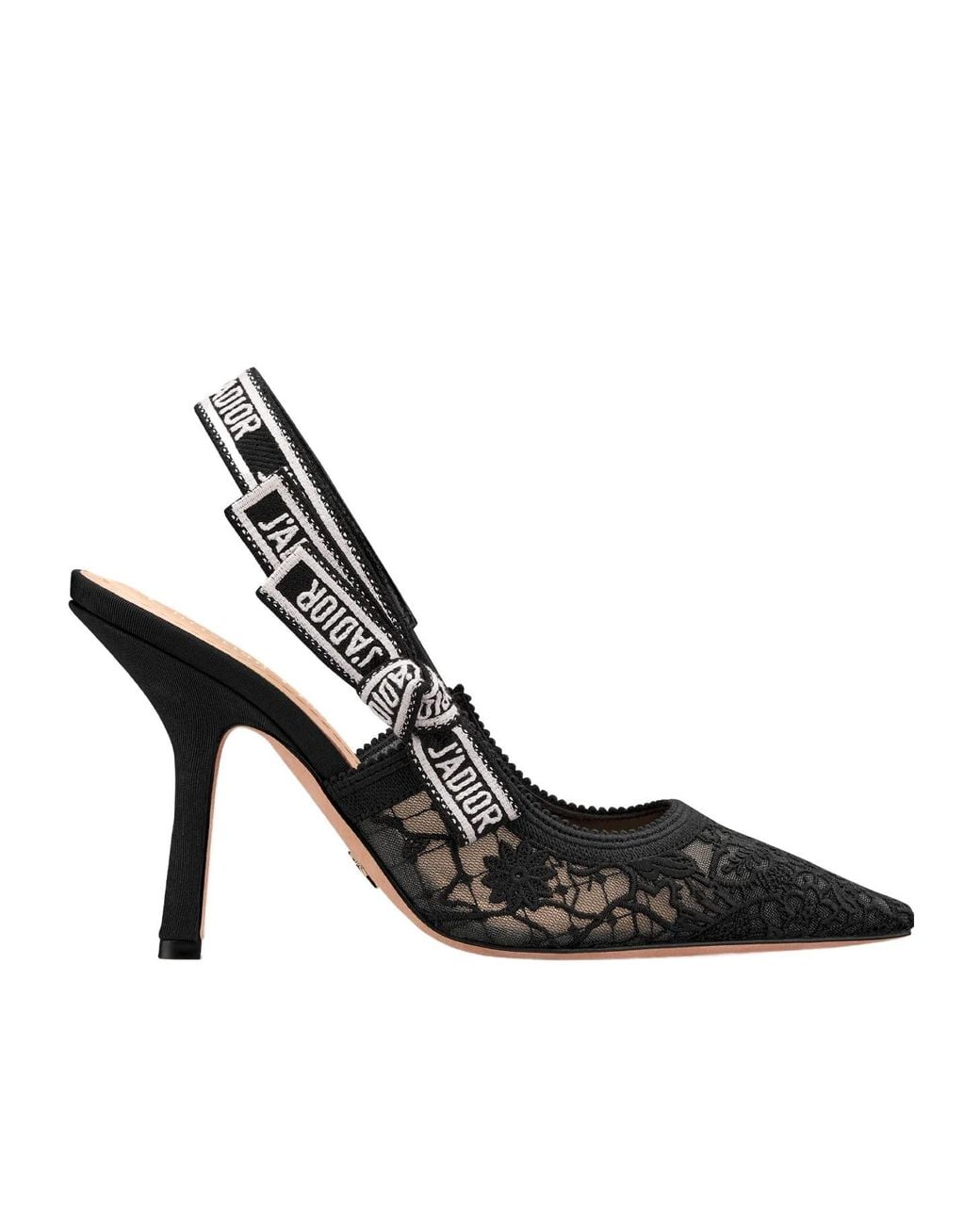 Dior Black J'A Slingback Pump
