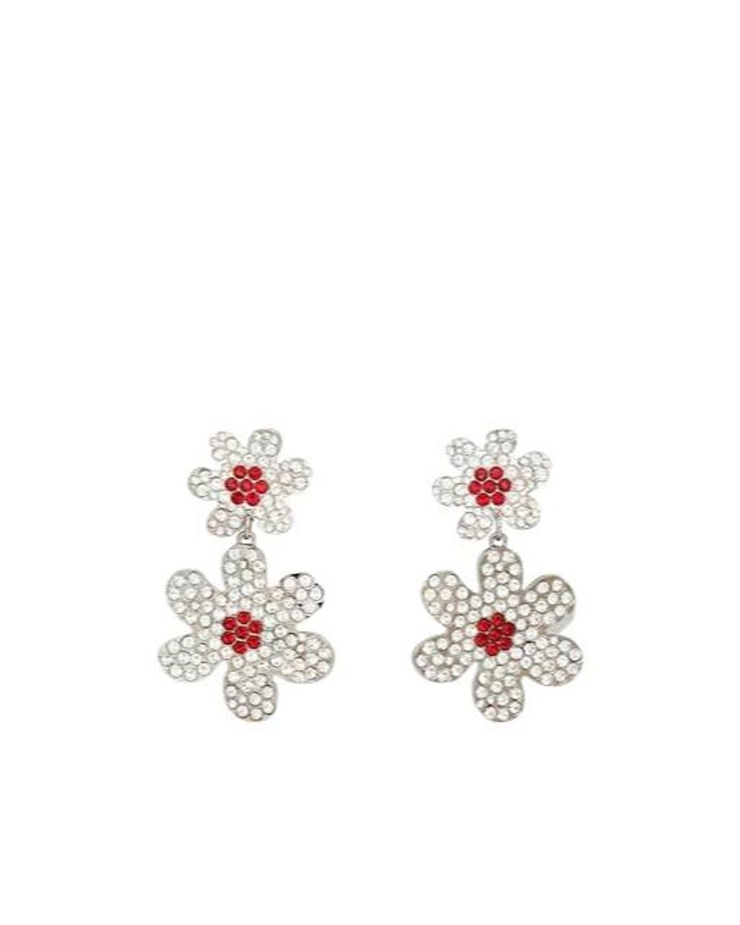 Marni White Metal Earrings