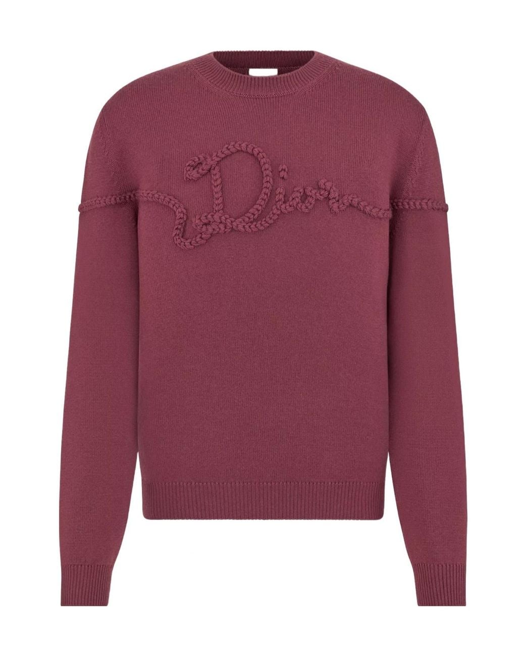 Dior Purple Ribbon Sweater for men