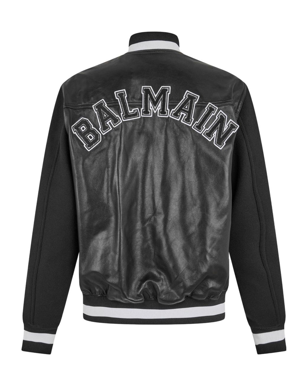 Balmain Gray Logo Varsity Sn53 for men