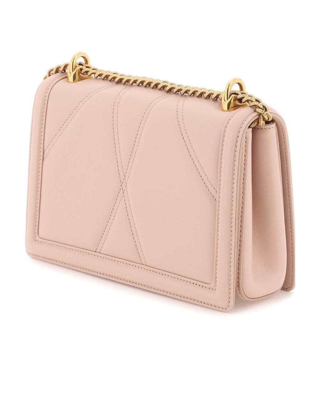 Dolce & Gabbana Natural Devotion Logo Plaque Shoulder Bag