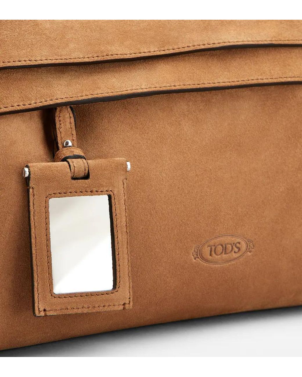 Tod's Brown Flap Shoulder Bag