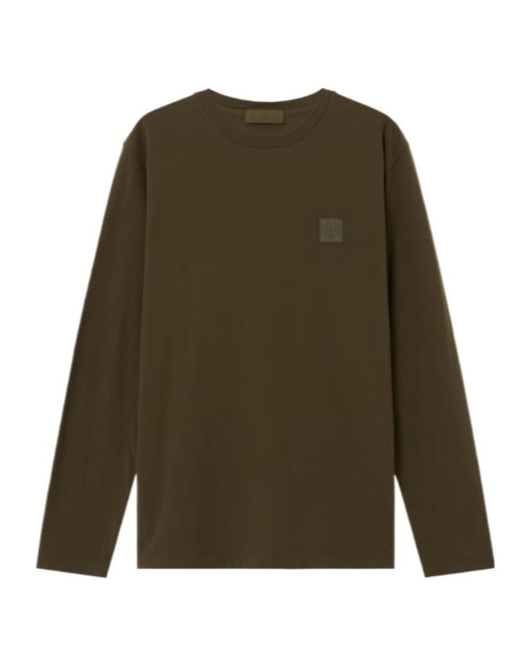Stone Island Green Slim-Fit Long Sleeved T-Shirt for men