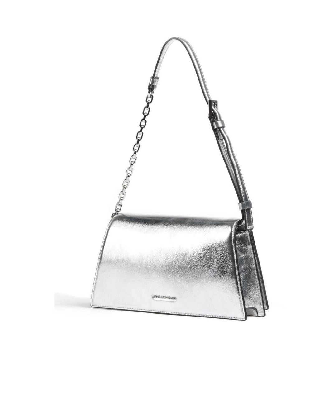 Karl Lagerfeld White Logo Shoulder Bag