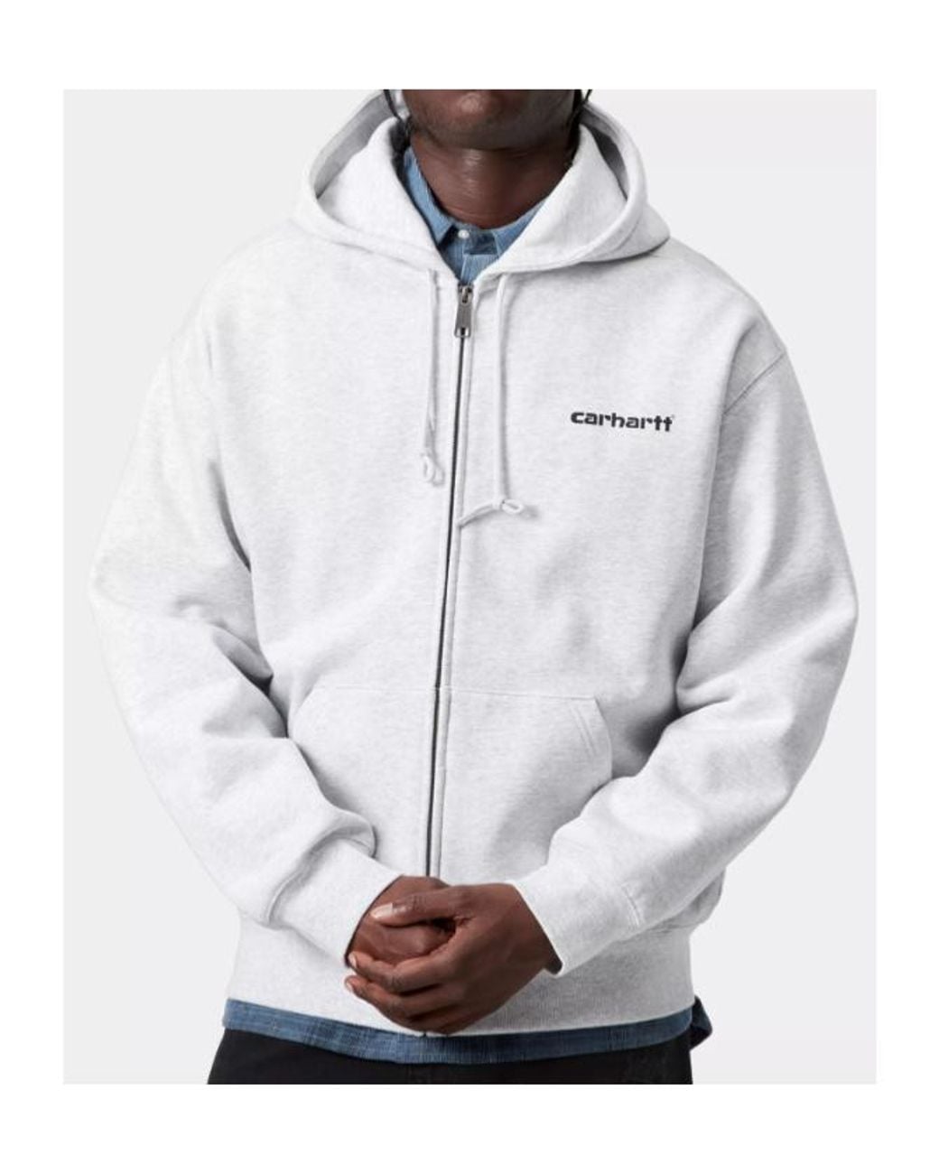 Carhartt White Archive Lines Hoodie for men