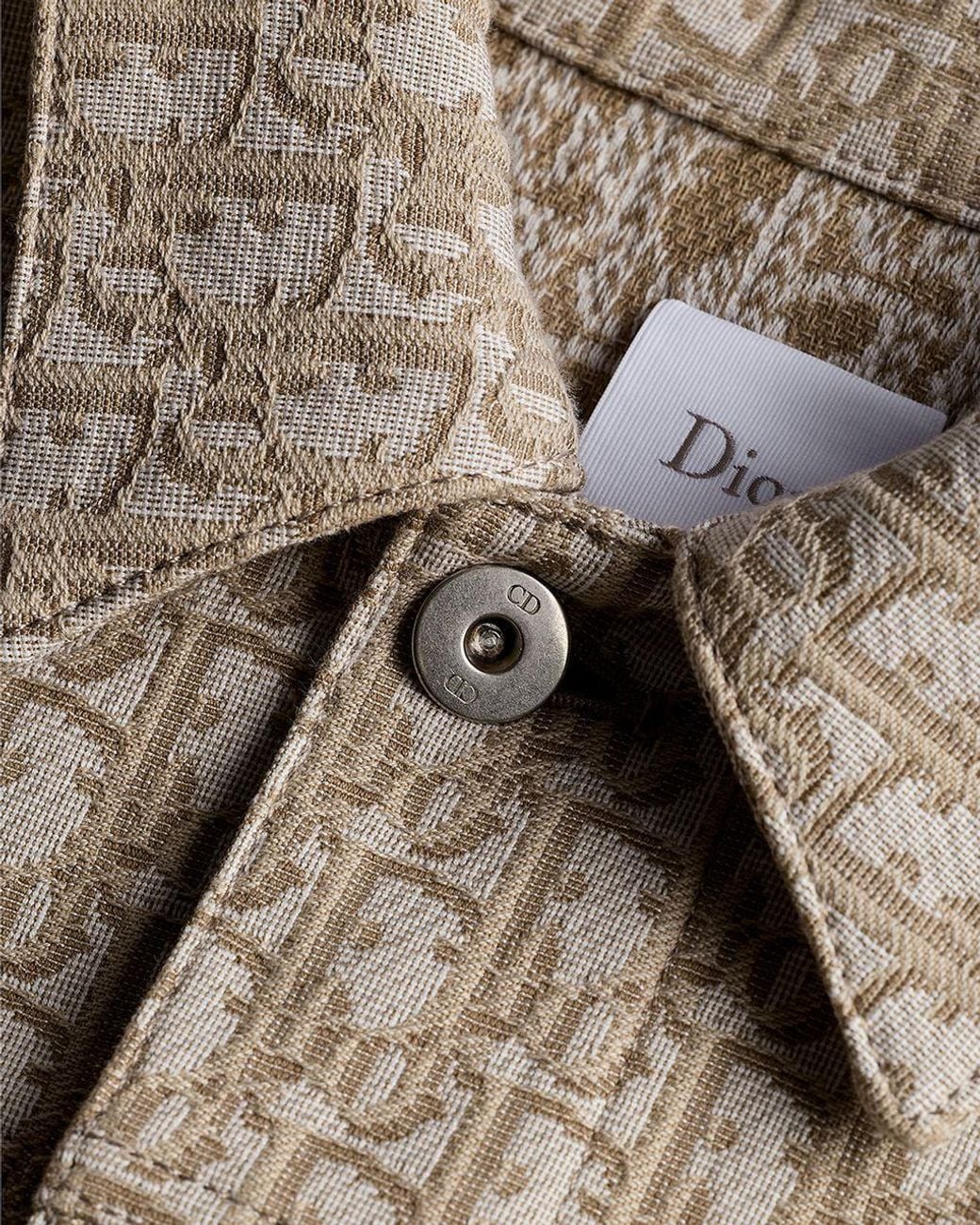 Dior Natural Oblique Cropped Jacket