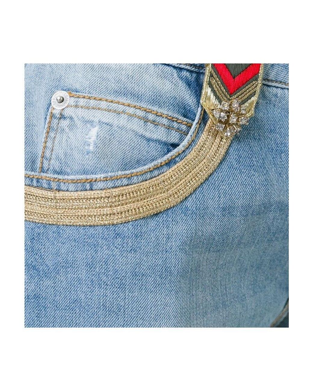 Ermanno Scervino Blue Slim Jeans