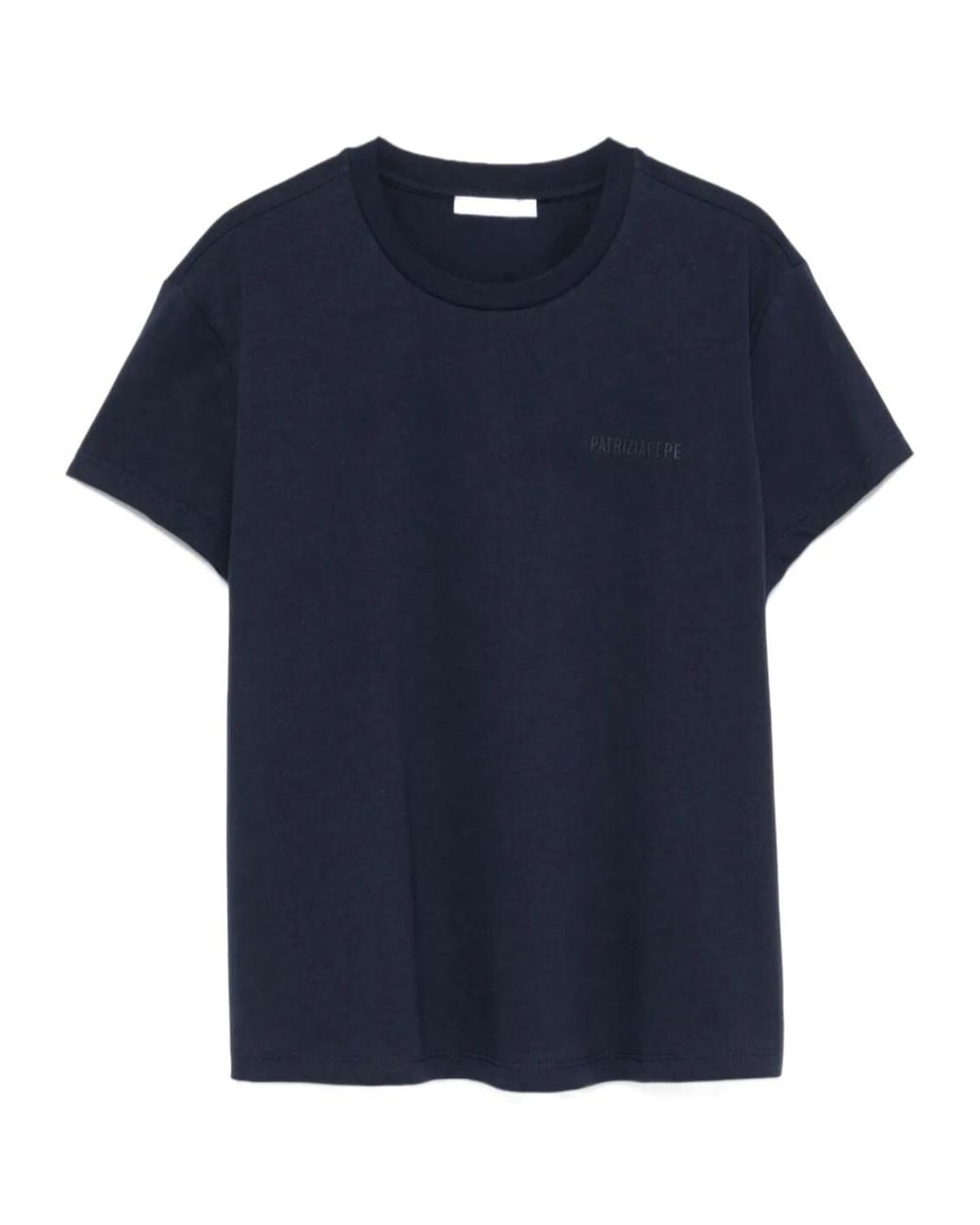 Patrizia Pepe Blue Short-Sleeved T-Shirt