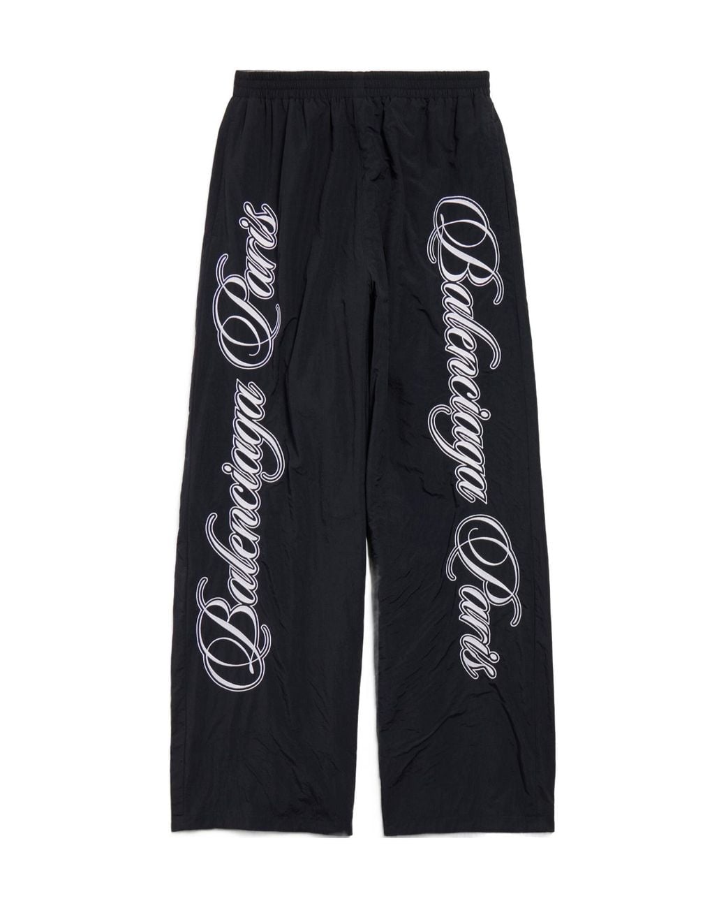 Balenciaga Black Drawstring Reversible Sweatpants for men