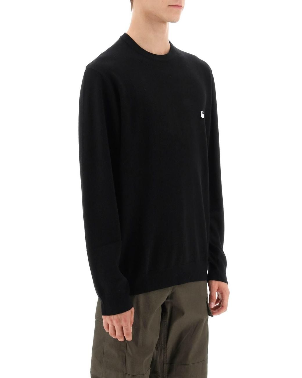 Carhartt Black Wip Logo Knitwear for men