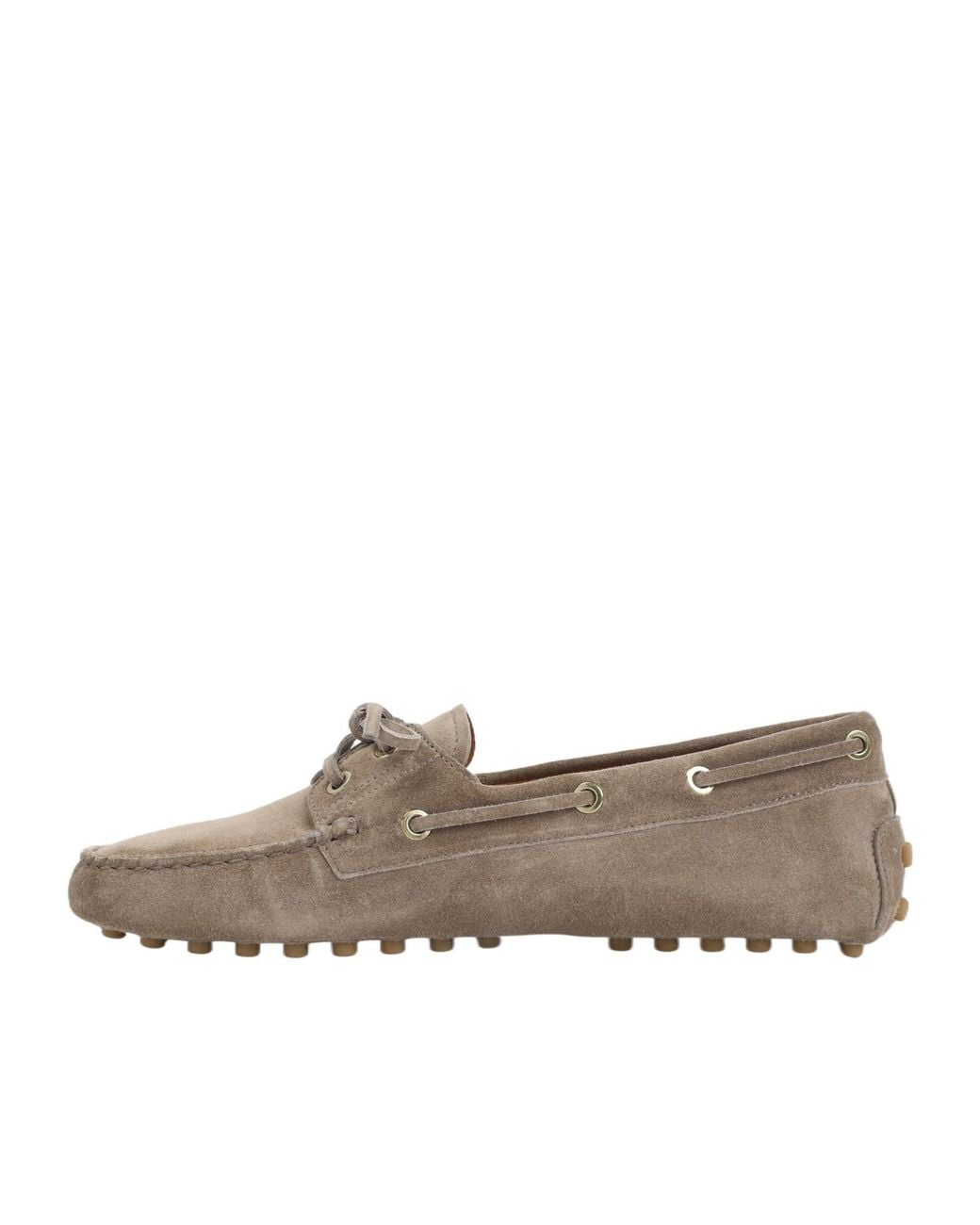 Tod's Brown Bow Detailed Lace-Up Shoes