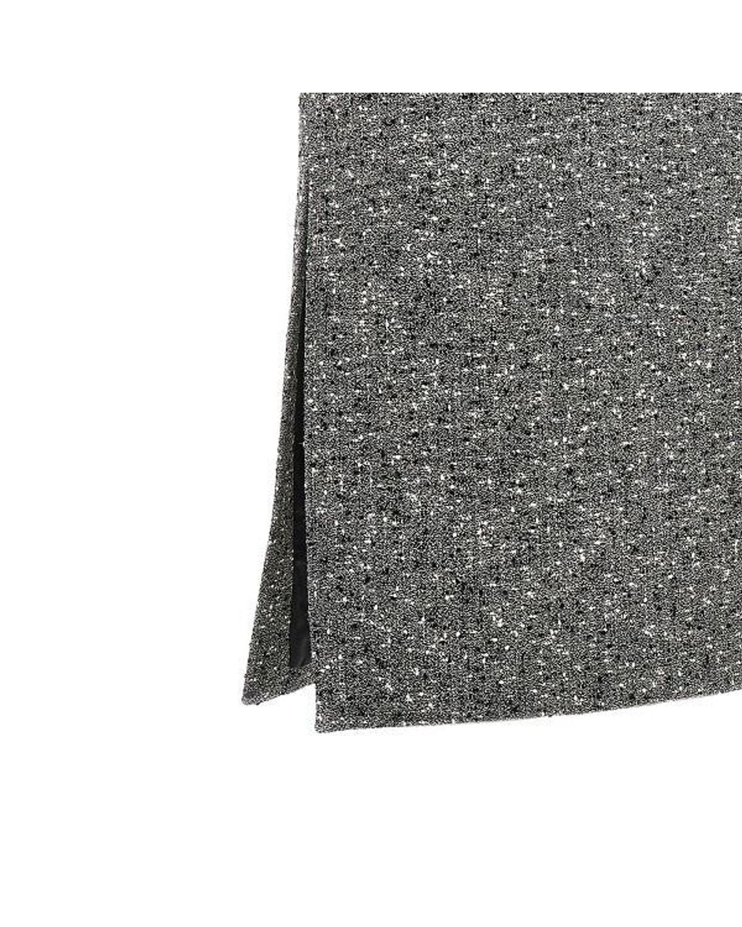 Gucci Gray Seeded Skirt