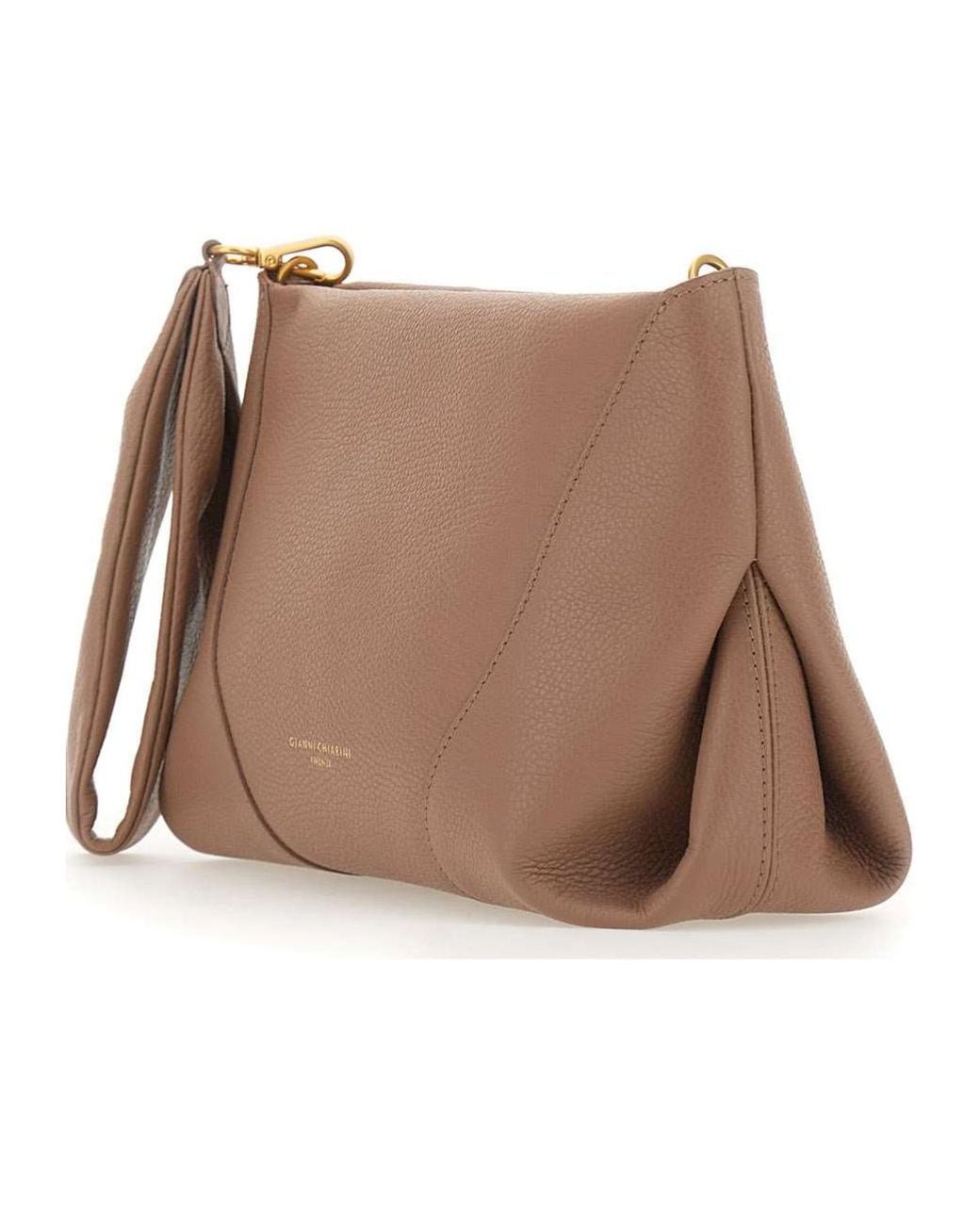 Gianni Chiarini Brown Suria Maxi Clutch Bag