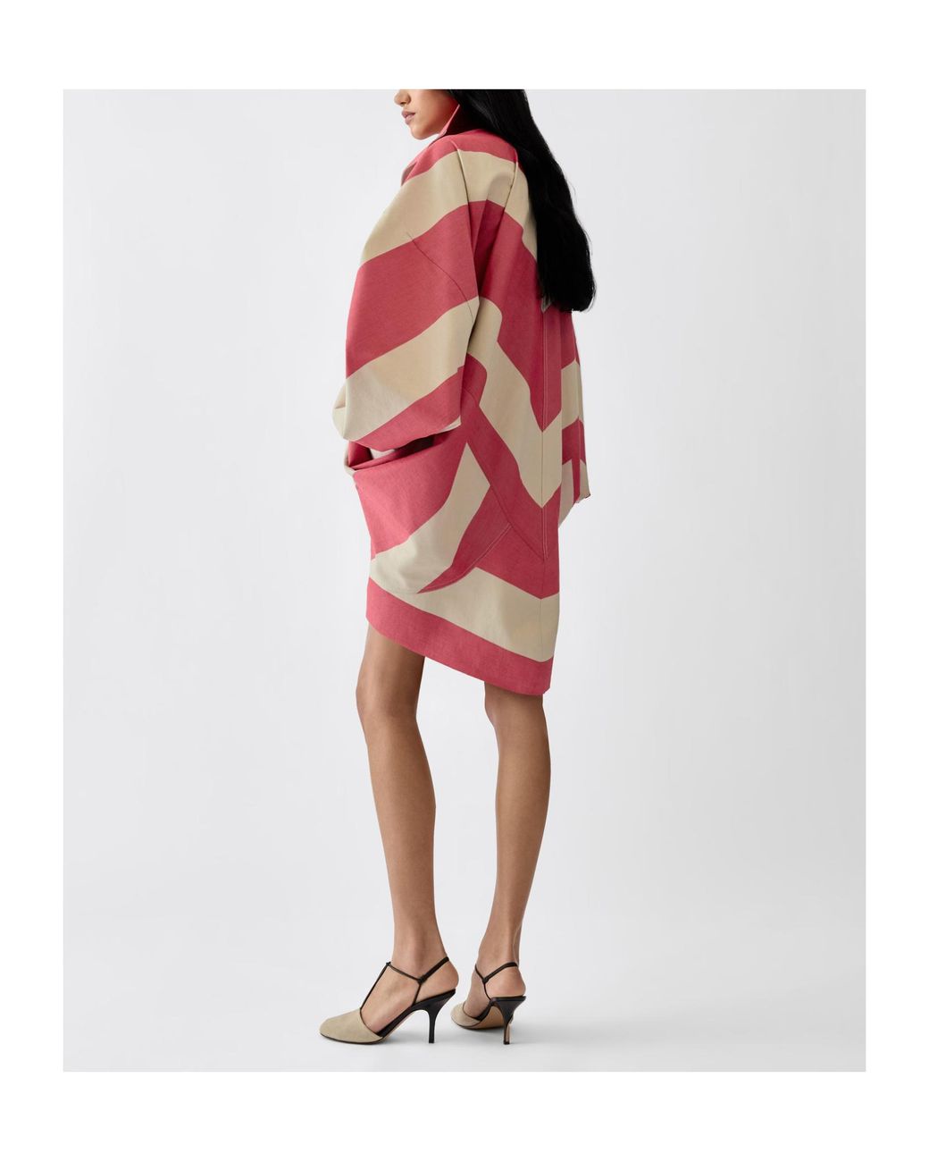 Jacquemus Red Losange Oversized Jacket