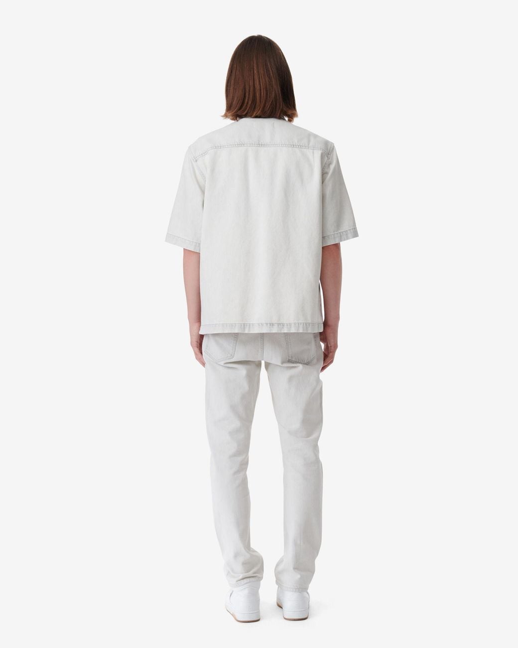 IRO Gray Short-Sleeved Shirt for men