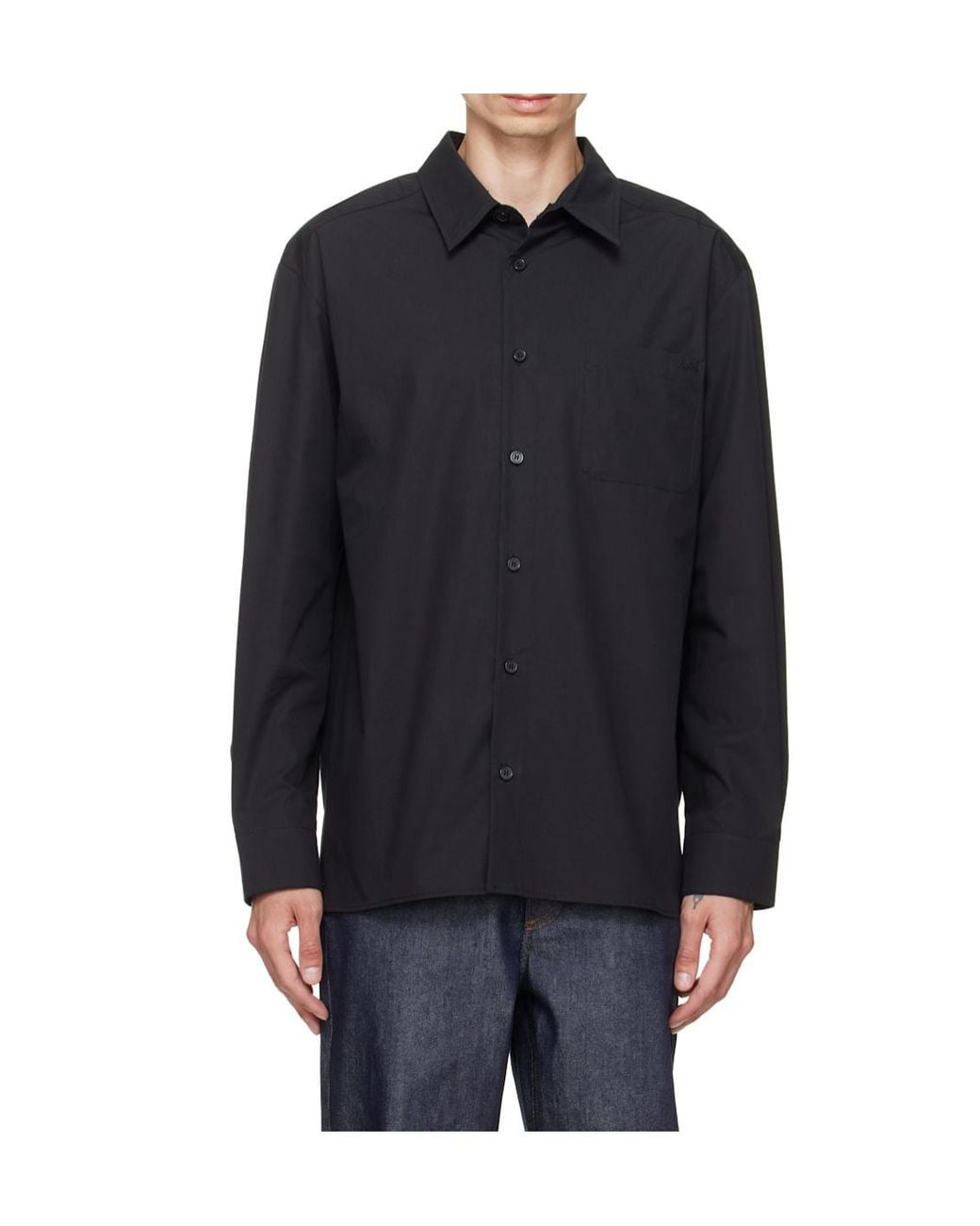 A.P.C. Blue Malo Shirt for men