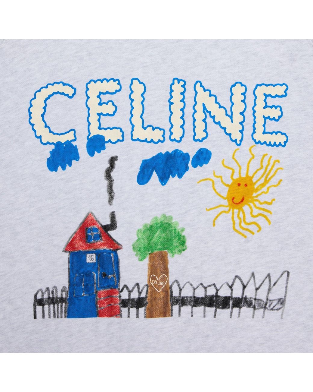 Céline White Regular Sweatshirt for men
