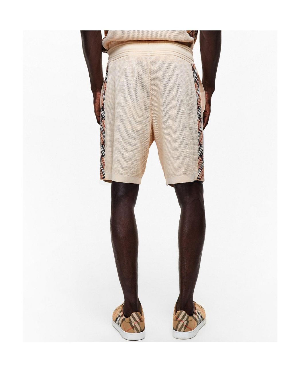 Burberry Natural Knit Shorts for men