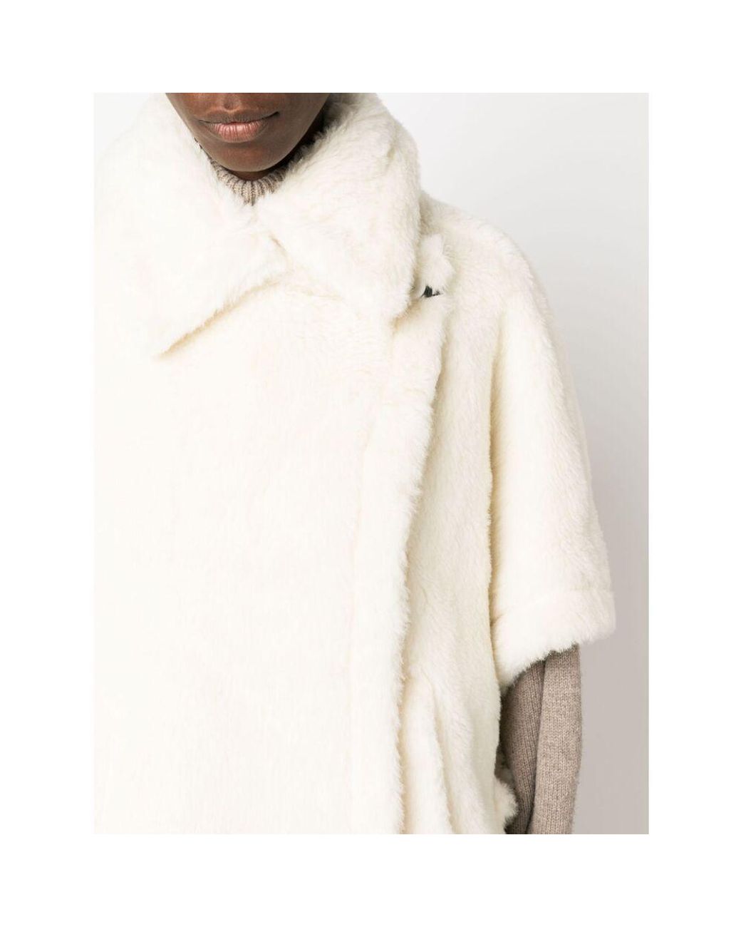 Max Mara White Long-Sleeved Cotton Clothes