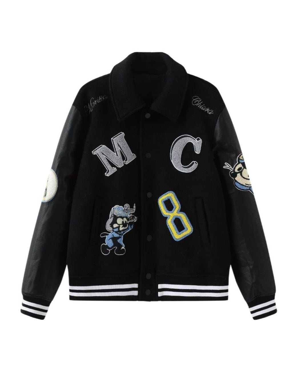 Marissa Chiara Black Long-Sleeved Casual Jacket