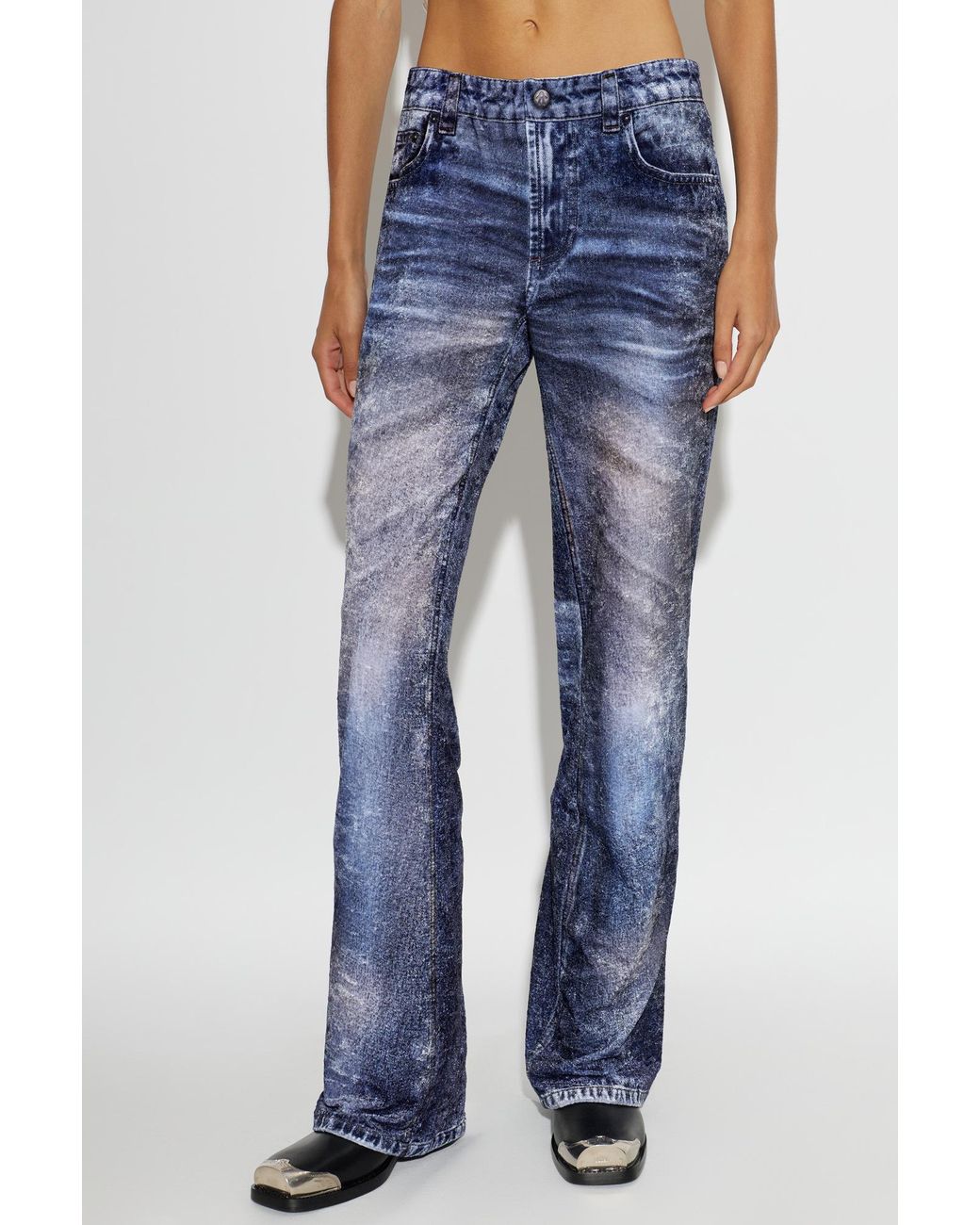 AVAVAV Blue Wide-Leg Jeans