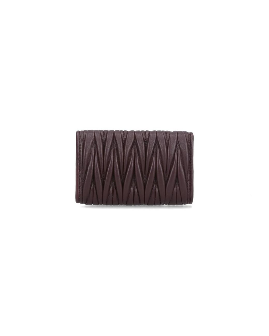 Miu Miu Purple Logo Key Case