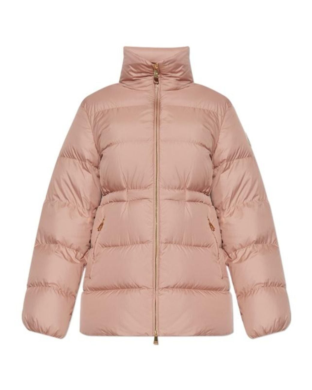 Moncler Pink Brossette Short Down Jacket