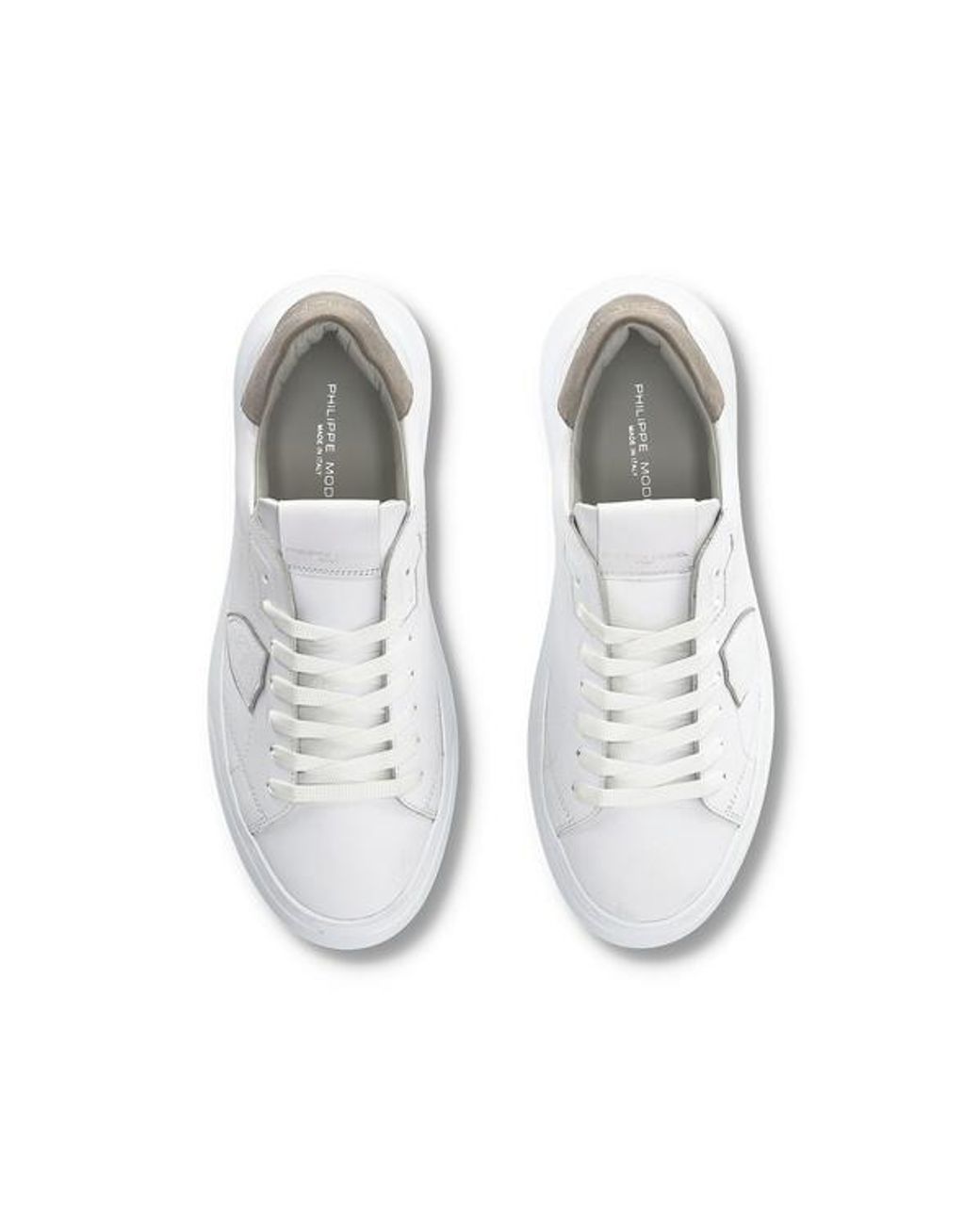 Philippe Model White Temple Lace-Up Sneakers for men