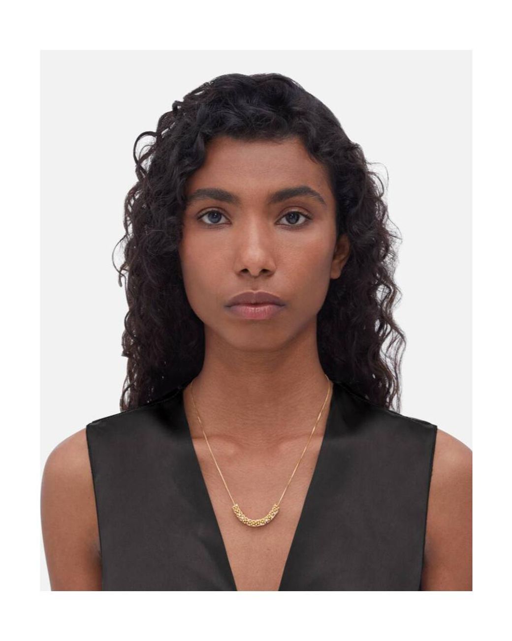 Bottega Veneta White Bubble Necklace
